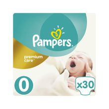 Pampers Premium Care 0 (1-2.5кг) 30 шт.