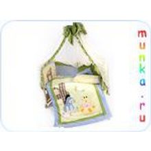 Комплект в кроватку "Ослик и его друзья"