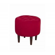 Мебельстория Пуф Рона-1 бордовый велюр ID - 310772