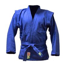 Куртка для самбо Green Hill JS-302 синяя р.4 170