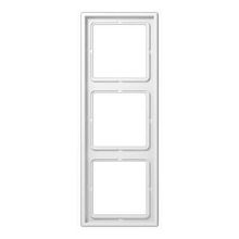 Jung Рамка 3-постовая Jung LS 990 белая LS983WW ID - 245063