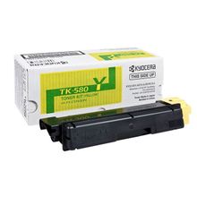 Картридж TK-580Y Kyocera FS-C5150DN, 2,8К  жёлтый 1T02KTANL0