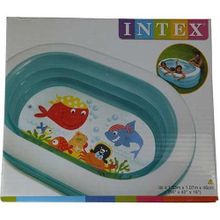 Бассейн надувной детский Intex (57482NP) 163х107х46 см (УТ000041275)