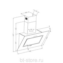 Вытяжка Lex Leila 900 White