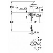 Смеситель Grohe BauLoop 23339000 для биде