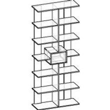 Стеллаж Мебелайн-2