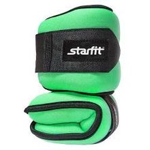 Утяжелители STARFIT WT-102 Универсальные, 1,5 кг, черный зеленый