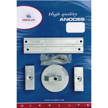 Osculati Anode kit for Mercury 4-pcs. aluminium, 43.355.01