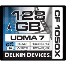 Карта памяти Delkin Devices Cinema CF 128GB UDMA7 1050X (DDCF1050-128GB)