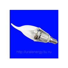 Светодиодная лампа DIORA 3Вт flame. Цоколь E14 холодный