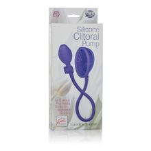 Фиолетовая помпа для клитора Silicone Clitoral Pump Фиолетовый