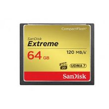 Карта Памяти Sandisk 64GB Extreme CF 120MB s 800x (SDCFXSB-064G-G46)