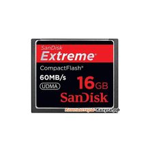 Карта памяти Compact Flash 16Gb SanDisk Extreme