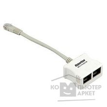 Hyperline SPL-YT4-E2-U2 Разветвитель 4Pr.T568A T568B -> 2Pr.10BASE + 2Pr.USOC