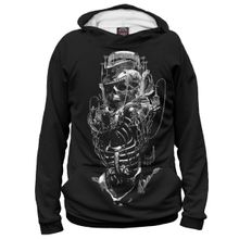 Худи Я-МАЙКА Hugging two skulls