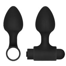 Черный анальный вибронабор USB-Rechargeable Anal Set Черный