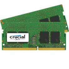 Комплект модулей памяти Crucial 32Gb (2x 16GB) 2400MHZ DDR4 для Apple iMac 2017 SO-DIMM PC4-19200 1.2V  CT2K16G4SFD824A