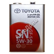Масло моторное Toyota 5w30, 4 литра (08880-10705)