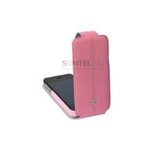 Чехол Trexta FLIPPO для iPhone 4 4S, ящерица, розовый 10795