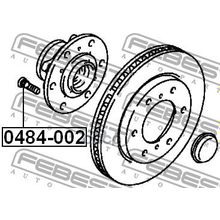 Шпилька Колесная Mitsubishi Challenger K90# 1996.05-2001.08 [Jpn] Febest арт. 0484002