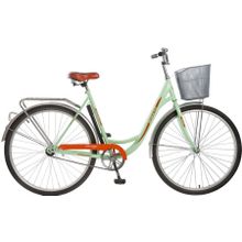 Велосипед FOXX Lady VINTAGE зеленый 28" 18" с корзиной