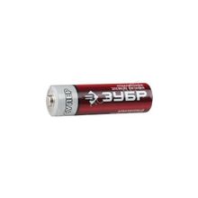 Батарейка Зубр "СУПЕР" щелочная (алкалиновая), тип AAA, 1,5В, 2шт на карточке