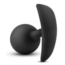 Черная анальная пробка Wearable Vibra Plug - 9,5 см. Черный