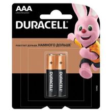 Батарейка AAA DURACELL LR03-2BL, 2 шт, блистер (MN2400)