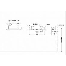 Термостат для душа Bravat Stream F93984C-01B