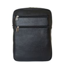 Carlo Gattini Кожаный мужской рюкзак Берутто черный