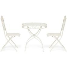 Tetchair Комплект (стол + 2 стула) Secret de Maison PALLADIO (mod. PL08-8668 8669), белый антик (antique white)