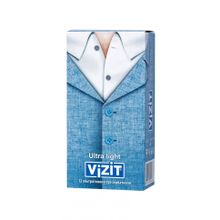 Ультратонкие презервативы VIZIT Ultra light - 12 шт. (241879)