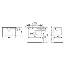 Тумба с раковиной Laufen Pro S 8.6096.4.463.104.1