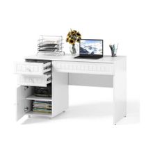 Система Мебели Детская Монако-1 мягкая спинка белое дерево