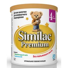 Similac молочный напиток сухой премиум 4 400 грамм