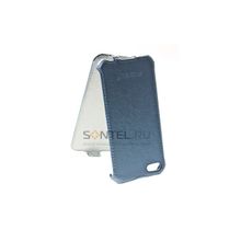 Чехол-книжка SmartBuy Shiny для iPhone 5, голубой SBC-Shiny-B