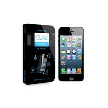 Защитная плёнка защитное стекло SGP Spigen Screen Protector GLAS.t Premium Tempered Glass для iPhone 5