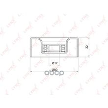 Ролик Натяжной Приводного Ремня Mitsubishi Pajero Iv 3.8 07>   Pajero Sport Ii 3.0-3.5 08> LYNXauto арт. PB5011