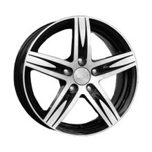 Колесные диски КиК Андорра (КС454) 6,5R16 5*100 ET38 d67,1 Алмаз черный [4918d]