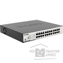 D-Link DGS-1100-24P B1A B2A Настраиваемый компактный коммутатор EasySmart с 12 портами 10 100 1000Base-T и 12 портами 10 100 1000 Base-T с поддержкой РоЕ