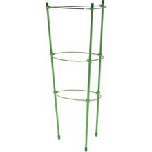 Поддержка для растений круглая h 90см, металл в пластике, 4кольца PALISAD