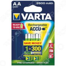 VARTA AA R2U 2600мАч 2 шт.