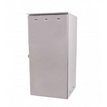 Шкаф для одного газового баллона 27 литров серый М