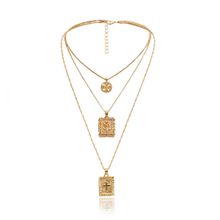 Многослойное колье "Роза" (арт. 81096-2)