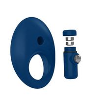 OVO Синее эрекционное кольцо B5 с вибрацией