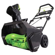 Снегоуборщик электрический Greenworks 80V, 50 см, с 1 АКБ 2 А.Ч и ЗУ