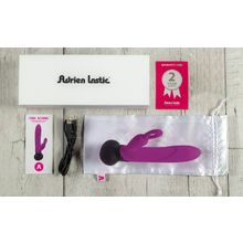 Adrien Lastic Фиолетовый вибростимулятор Mini Bonnie - 19,7 см.