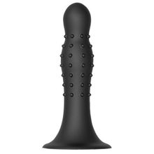 Dream Toys Черный анальный стимулятор NUBBED PLUG - 13,5 см. (черный)