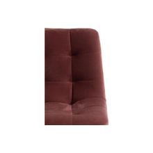 Tetchair Стул полубарный CHILLY (mod. 7095пб ), коралловый barkhat 15  черный