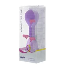 Seven Creations Фиолетовая помпа для клитора PREMIUM RANGE ADVANCED CLIT PUMP